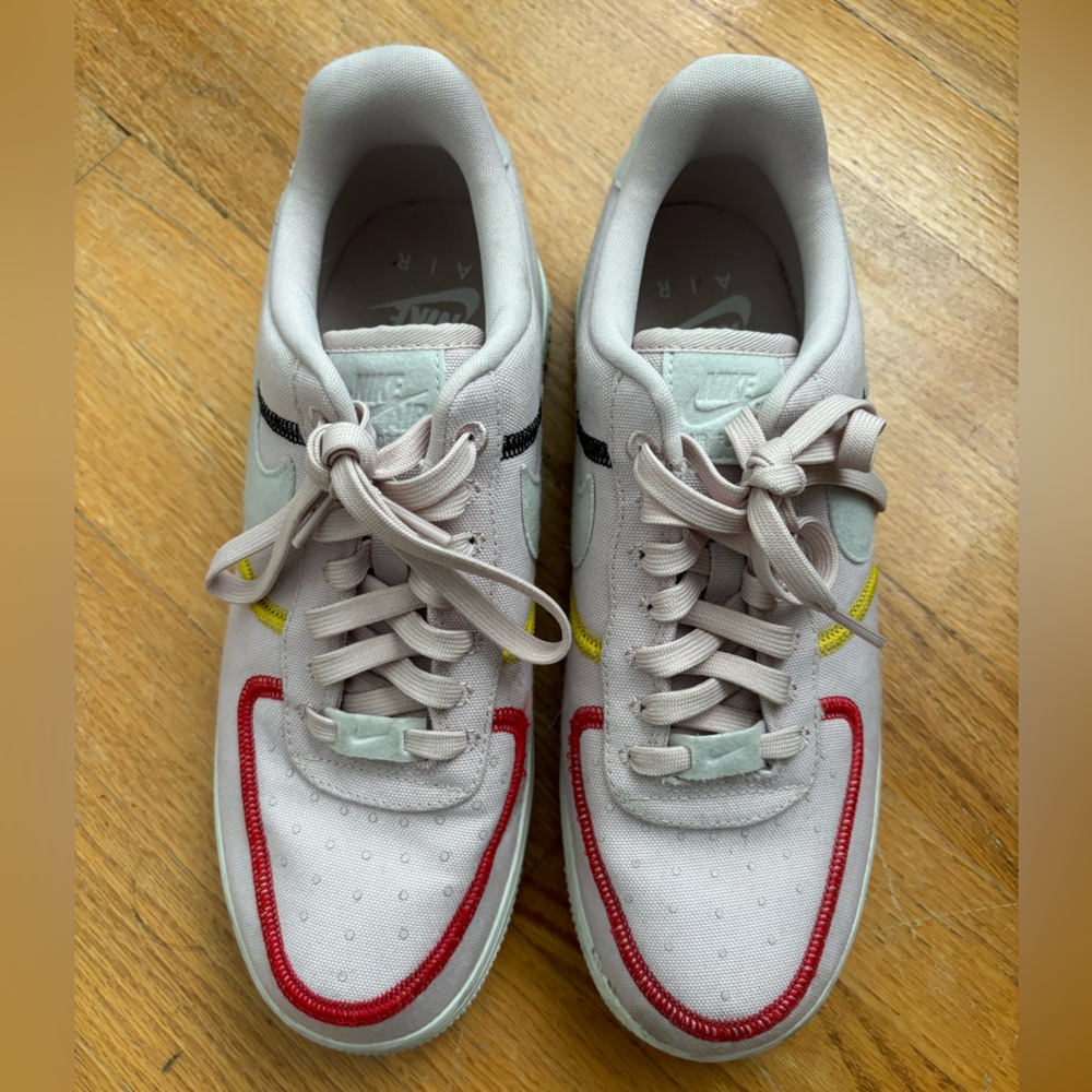 Nike Air Force 1 '07 LX "Stitched Canvas - Silt Red